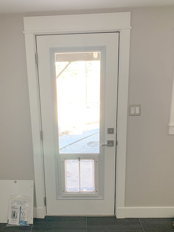 Glass Pet Doors, Door with Glass Art Project